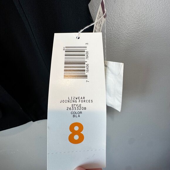 Vintage Nwt Lizwear Embellished Vest Womens Size 8 - Picture 6 of 6